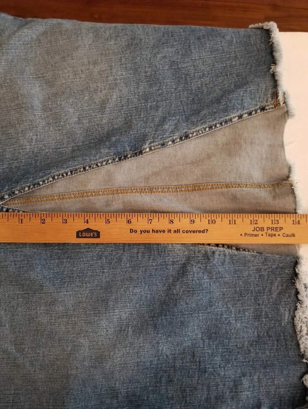 Torrid Midi Jean Skirt Women's Size 20 Blue Denim Front Slit Raw Hem Pockets